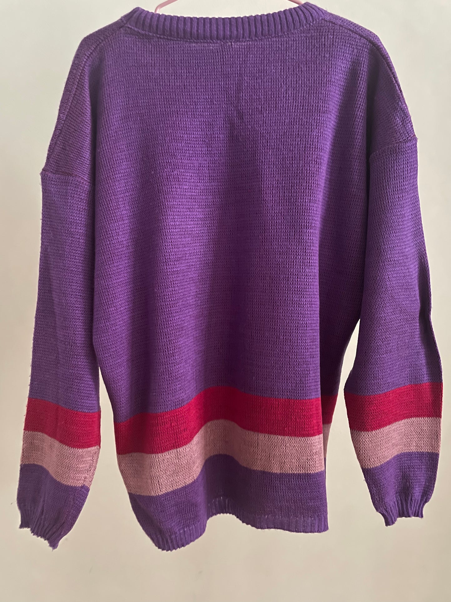 Baby Minnie "Friends" Vintage Purple Sweater