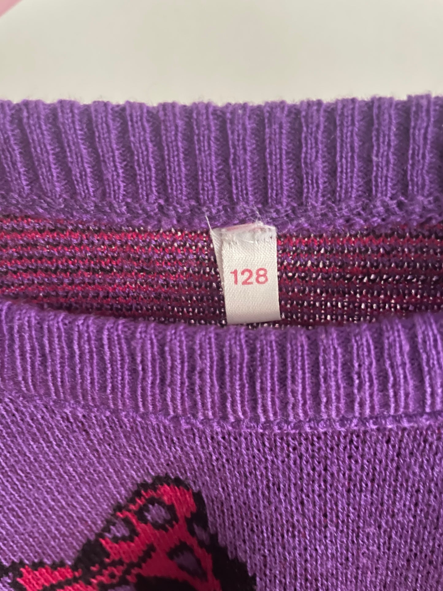 Baby Minnie "Friends" Vintage Purple Sweater