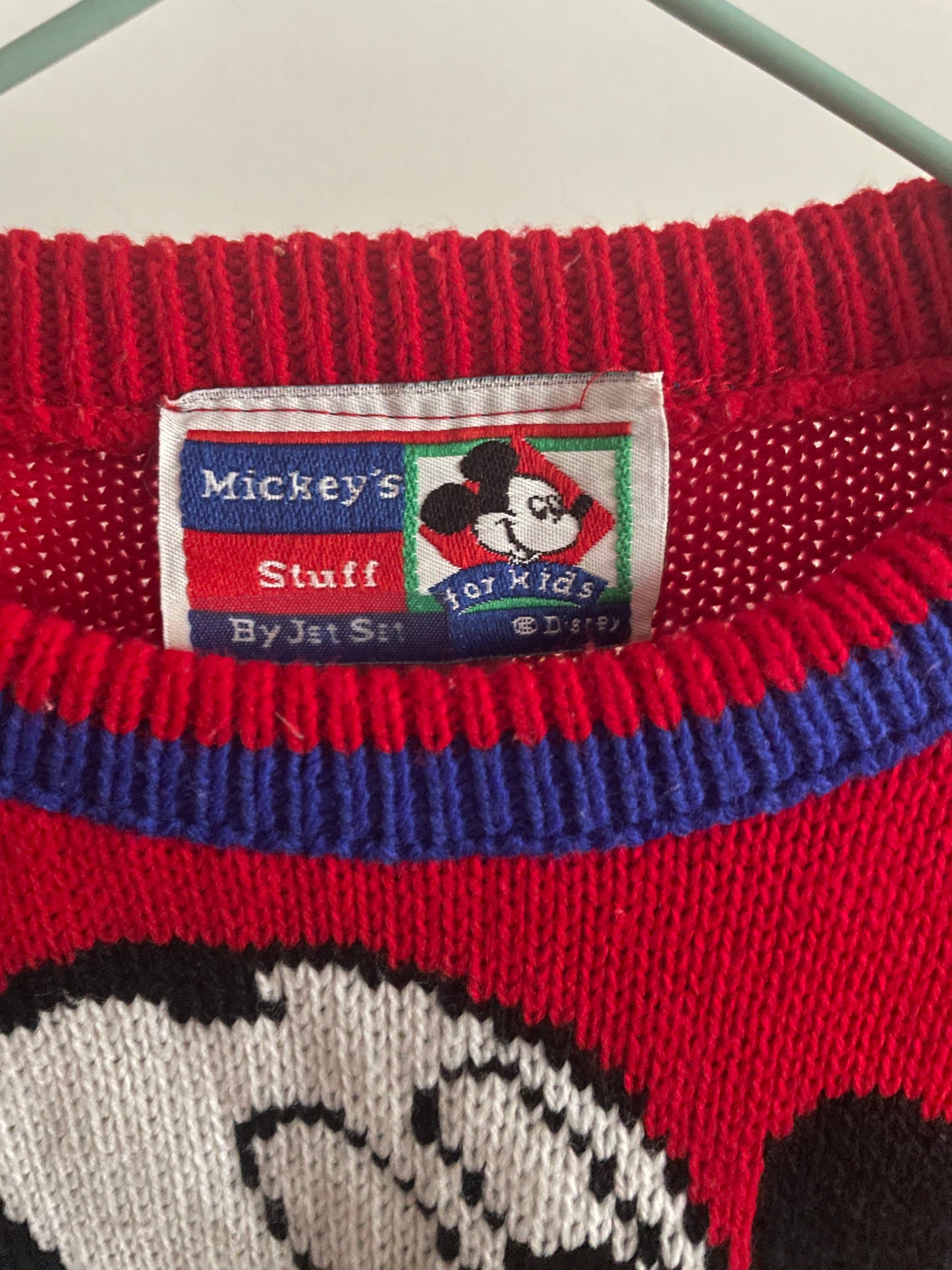 Mickey Disney Colorblock Vintage Sweater