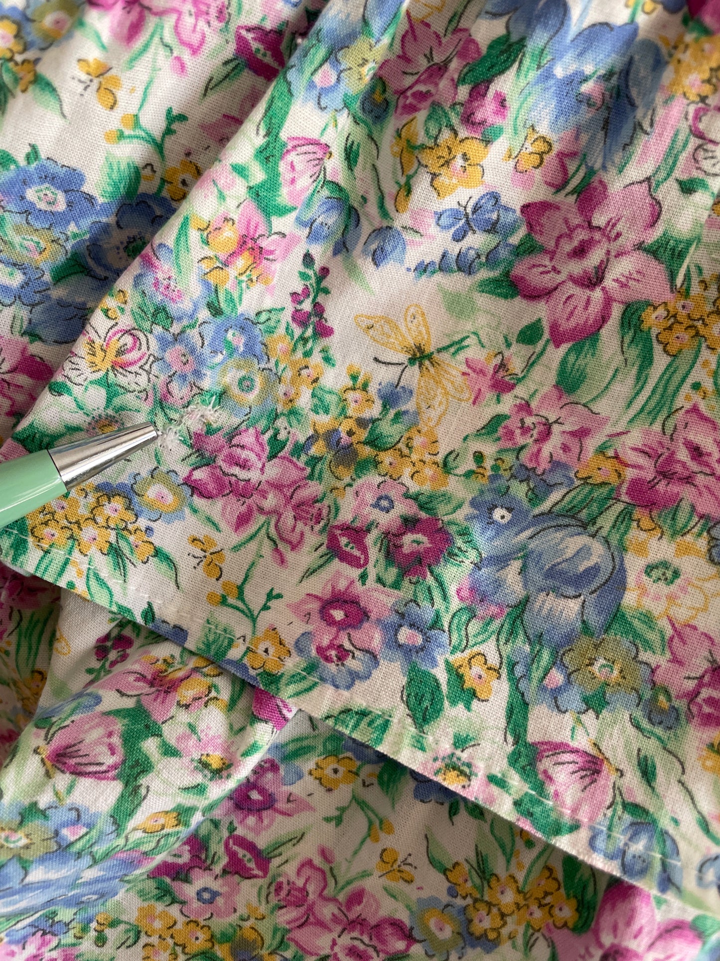 Prairie flowers big collared wide dress
