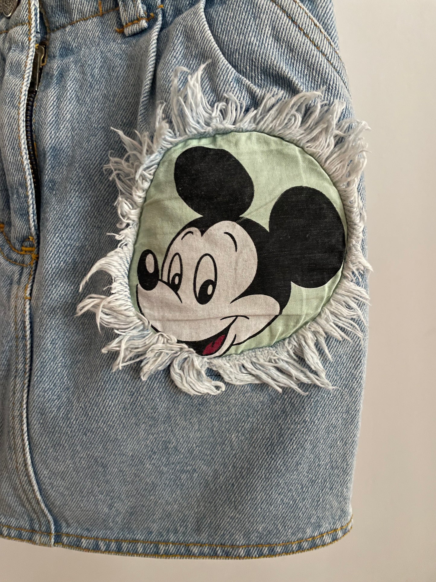 Mickey & Minnie Americanwear denim skirt