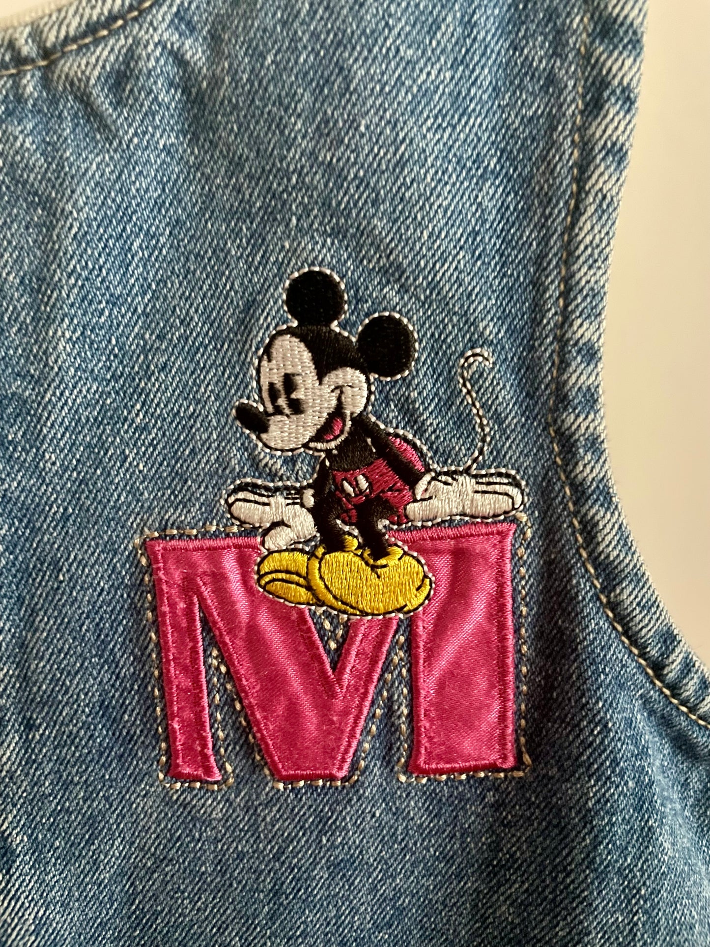 Mickey & Minnie Denim Vintage Romper Dress