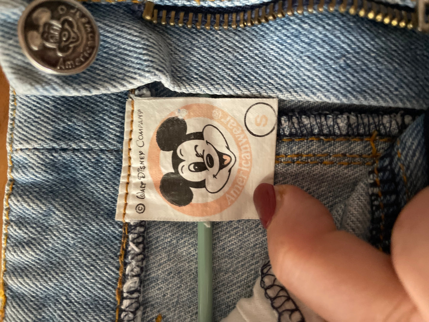Mickey & Minnie Americanwear denim skirt