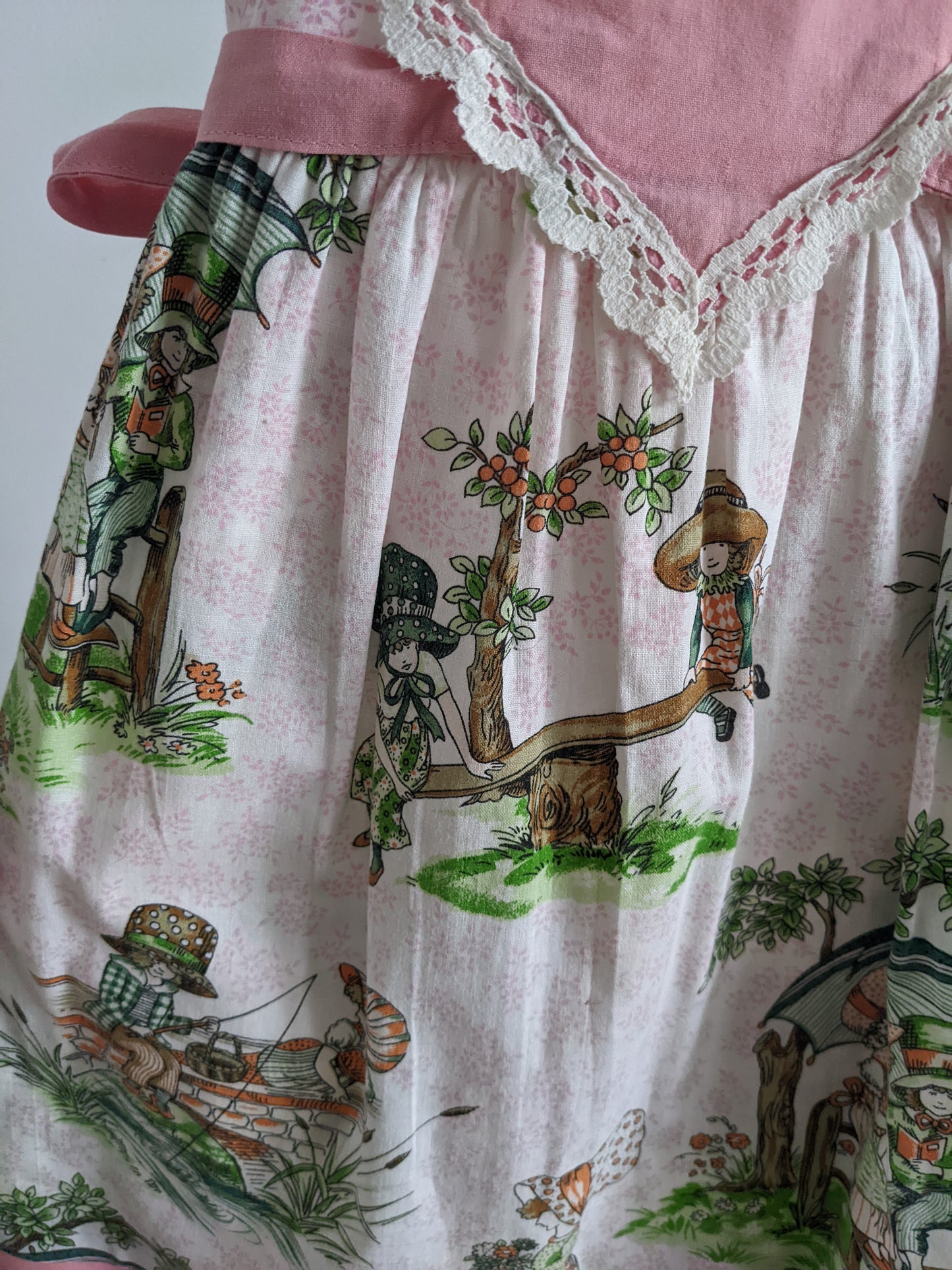 Holly Hobbie style heart shaped sundress 116