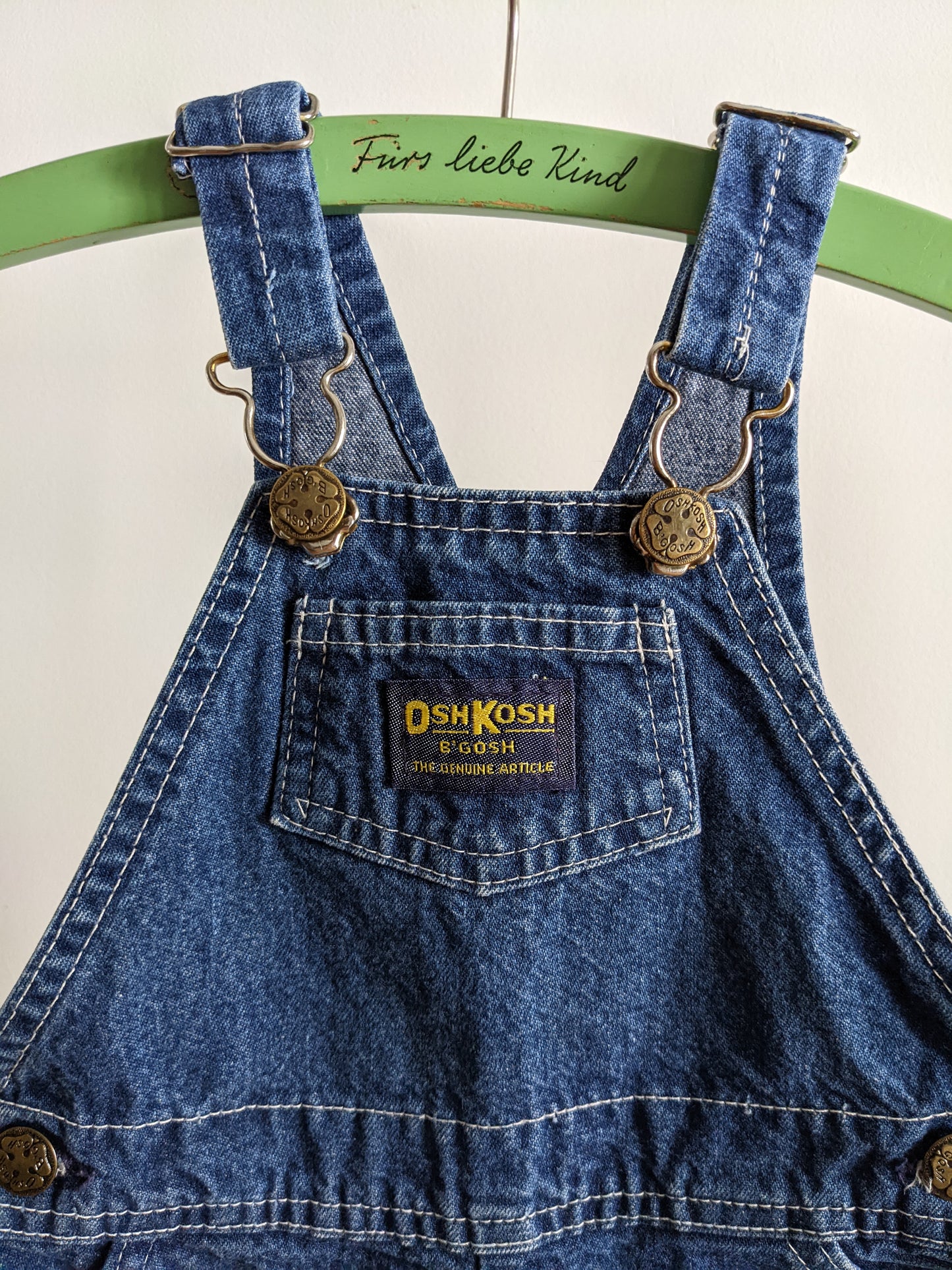 OshKosh b'Gosh denim short overall 92 USA