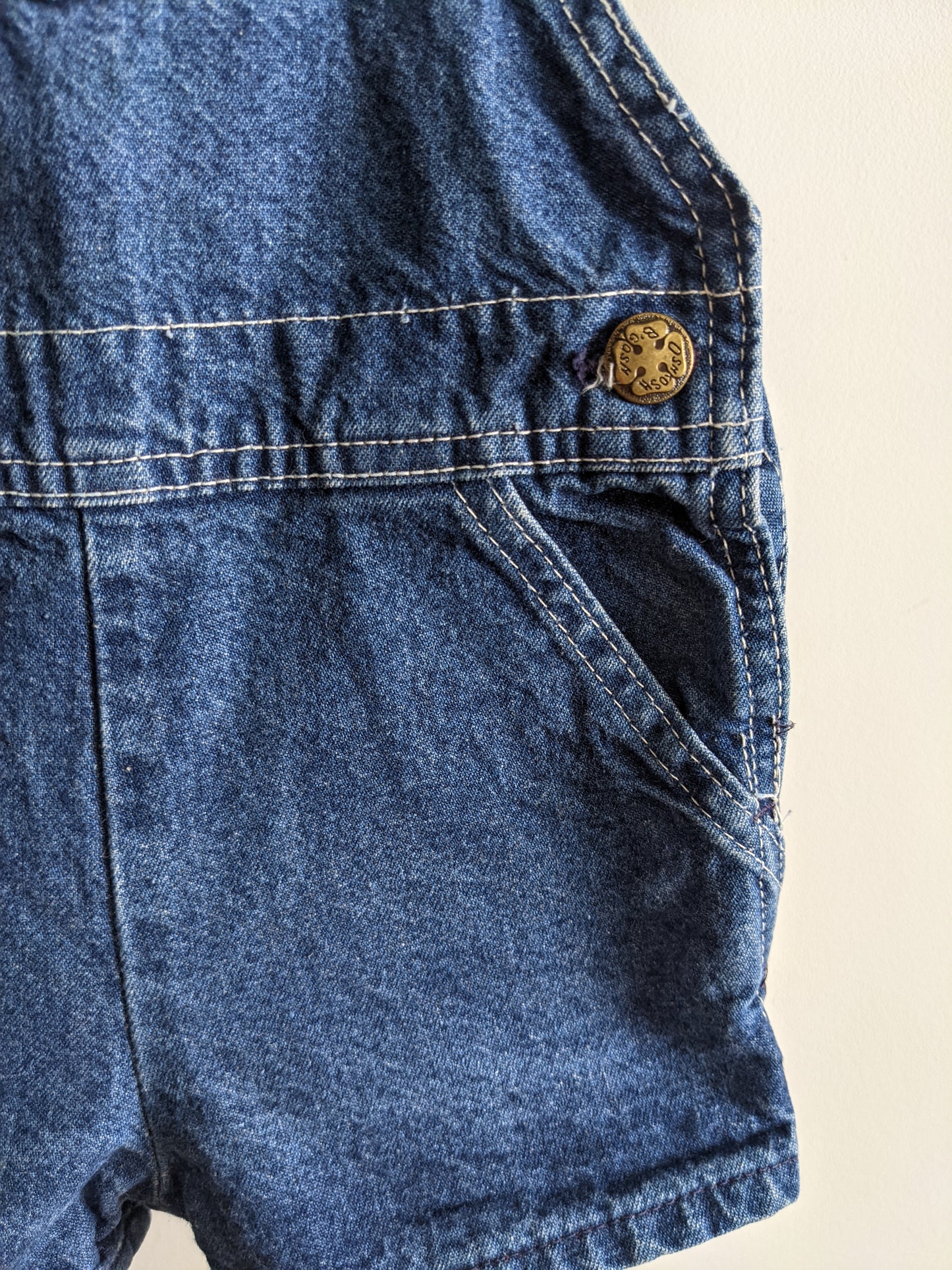 OshKosh b'Gosh denim short overall 92 USA