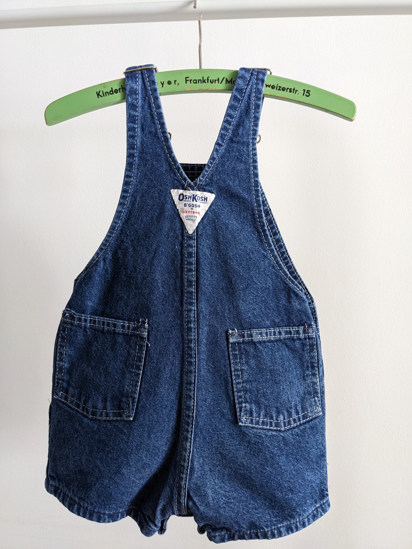 OshKosh b'Gosh denim short overall 92 USA