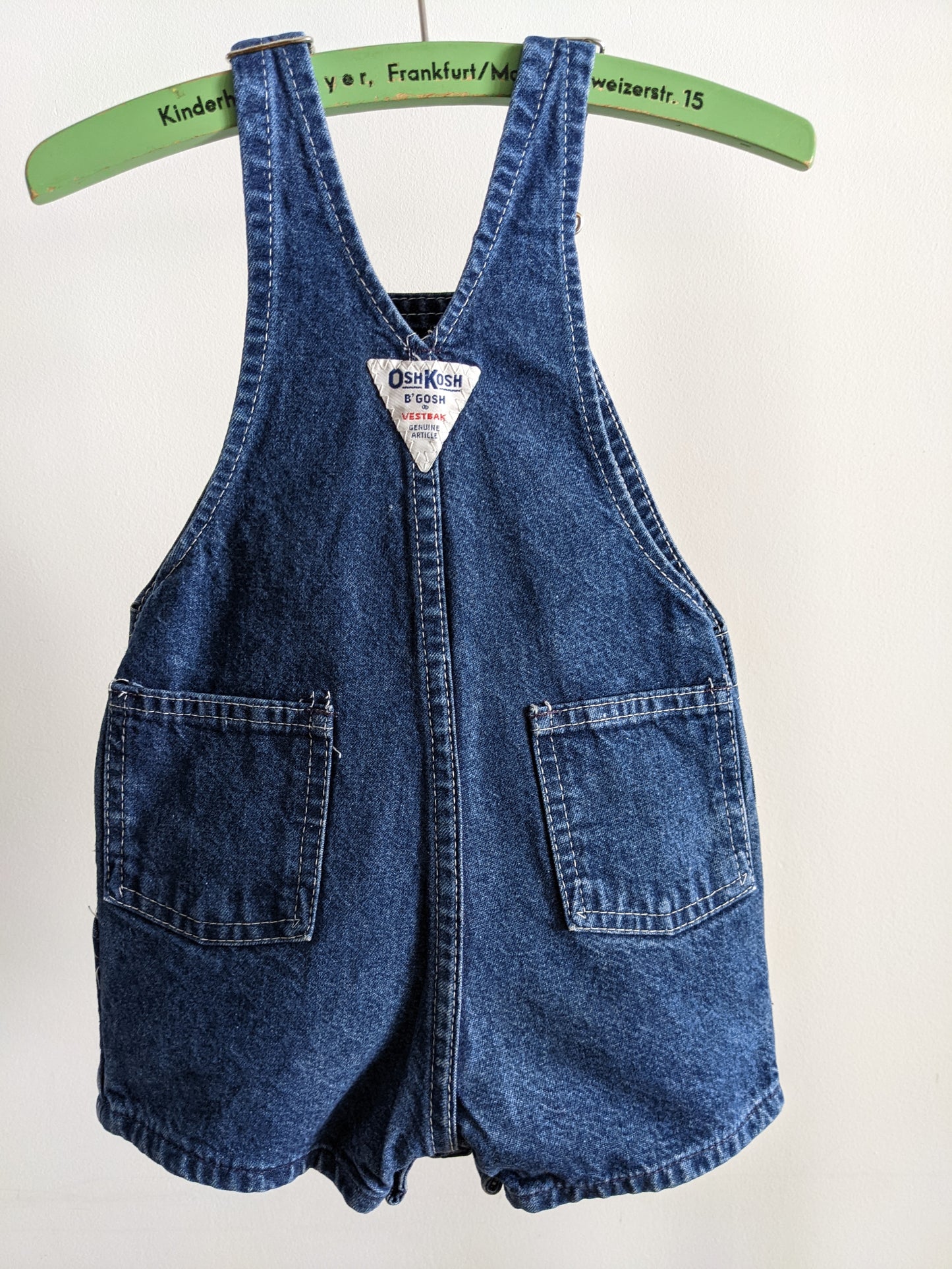 OshKosh b'Gosh denim short overall 92 USA
