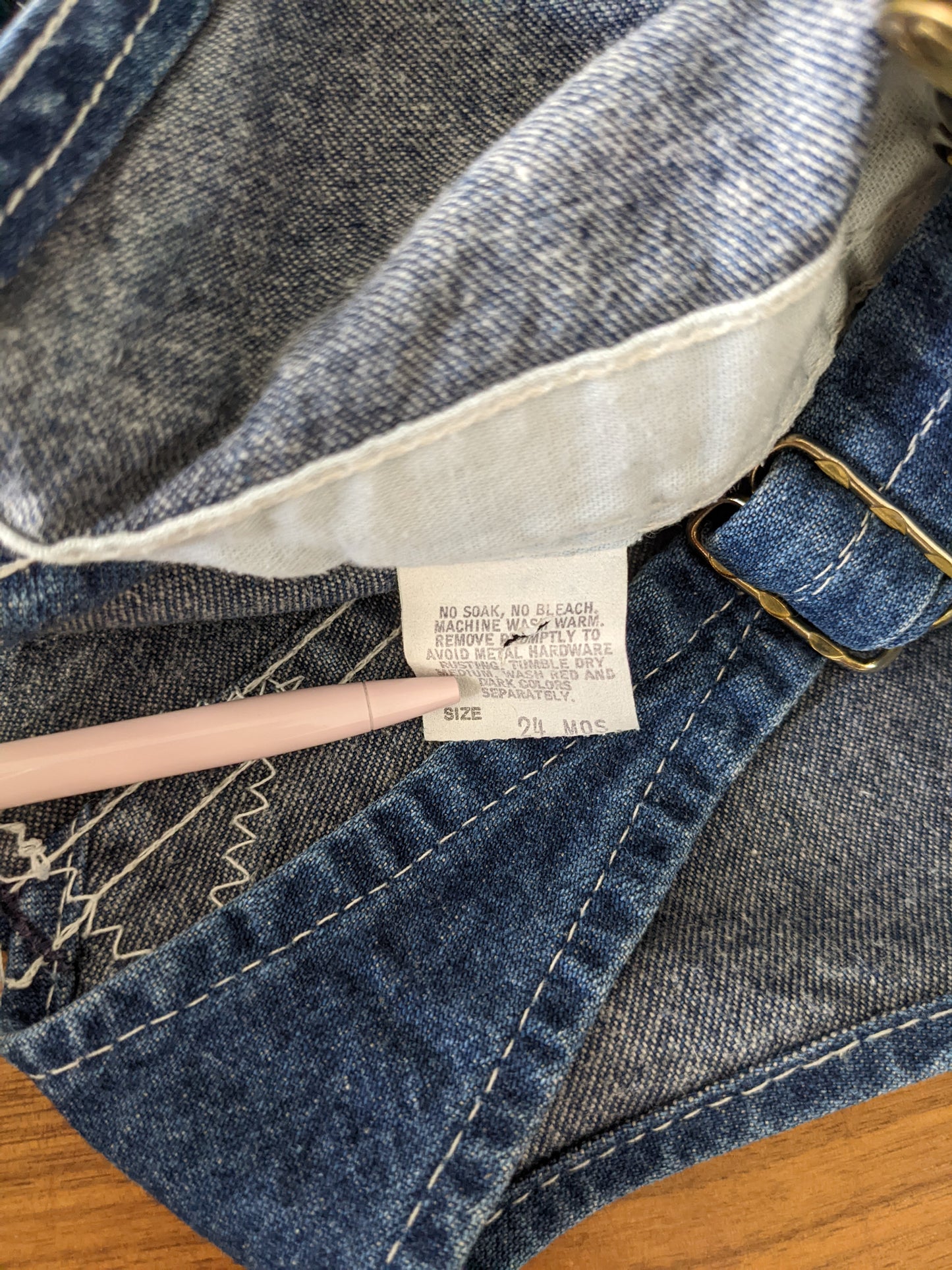 OshKosh b'Gosh denim short overall 92 USA