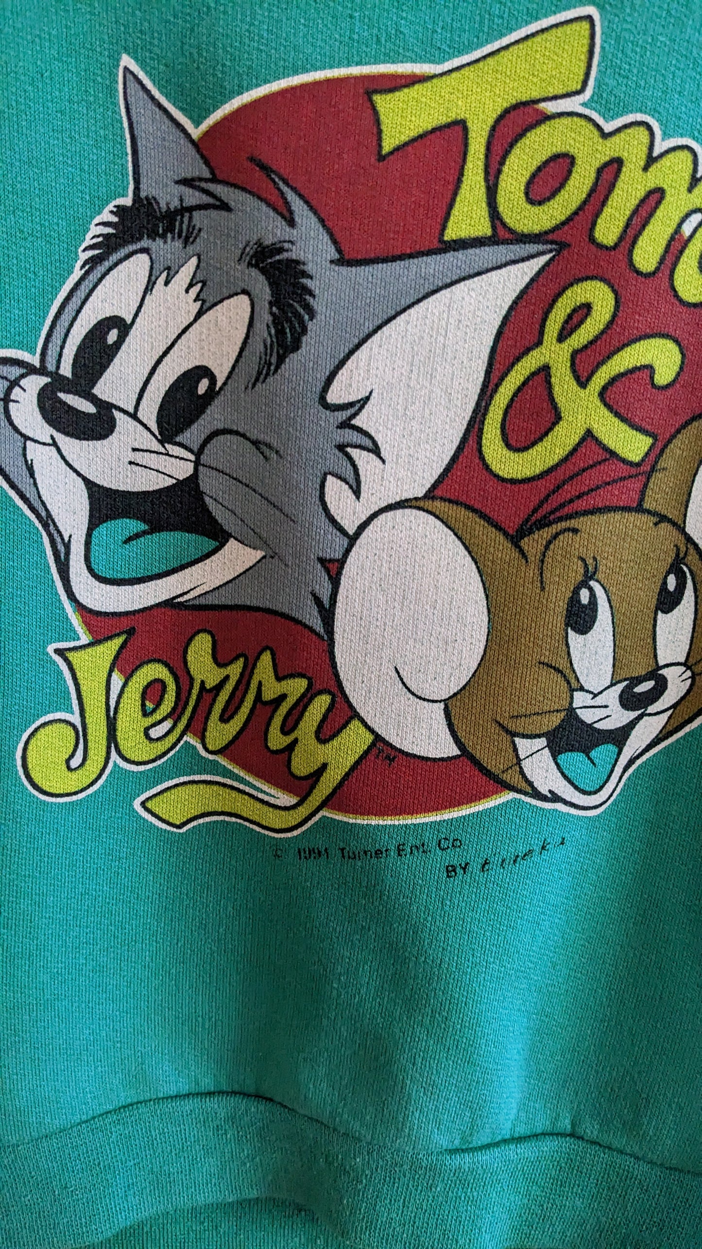 1991 Tom and Jerry Sweatshirt