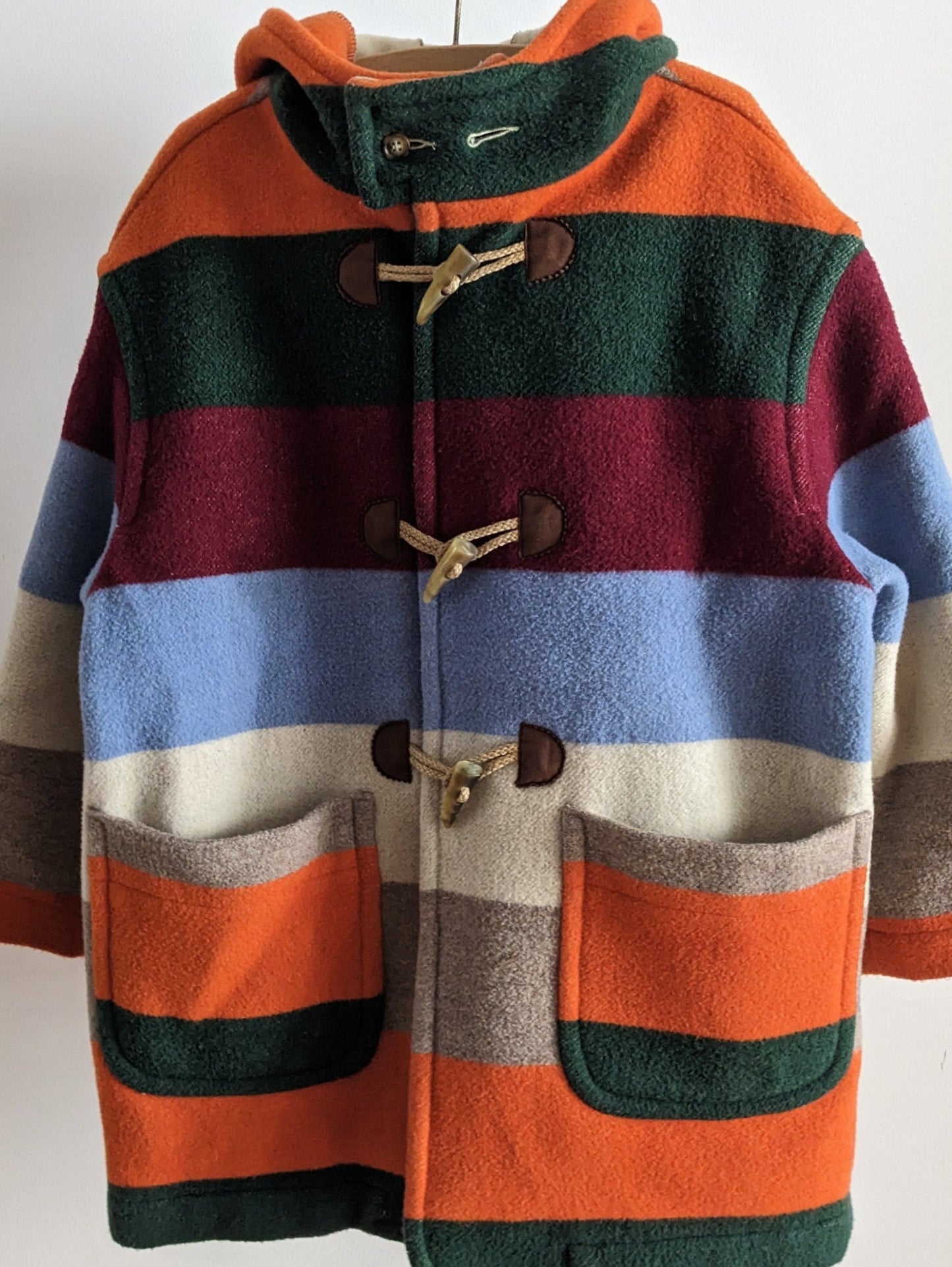United Colors of Benetton rainbow montgomery coat
