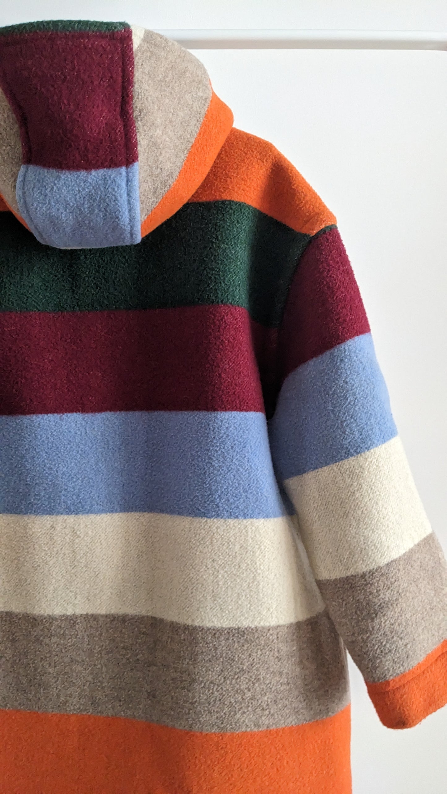 United Colors of Benetton rainbow montgomery coat