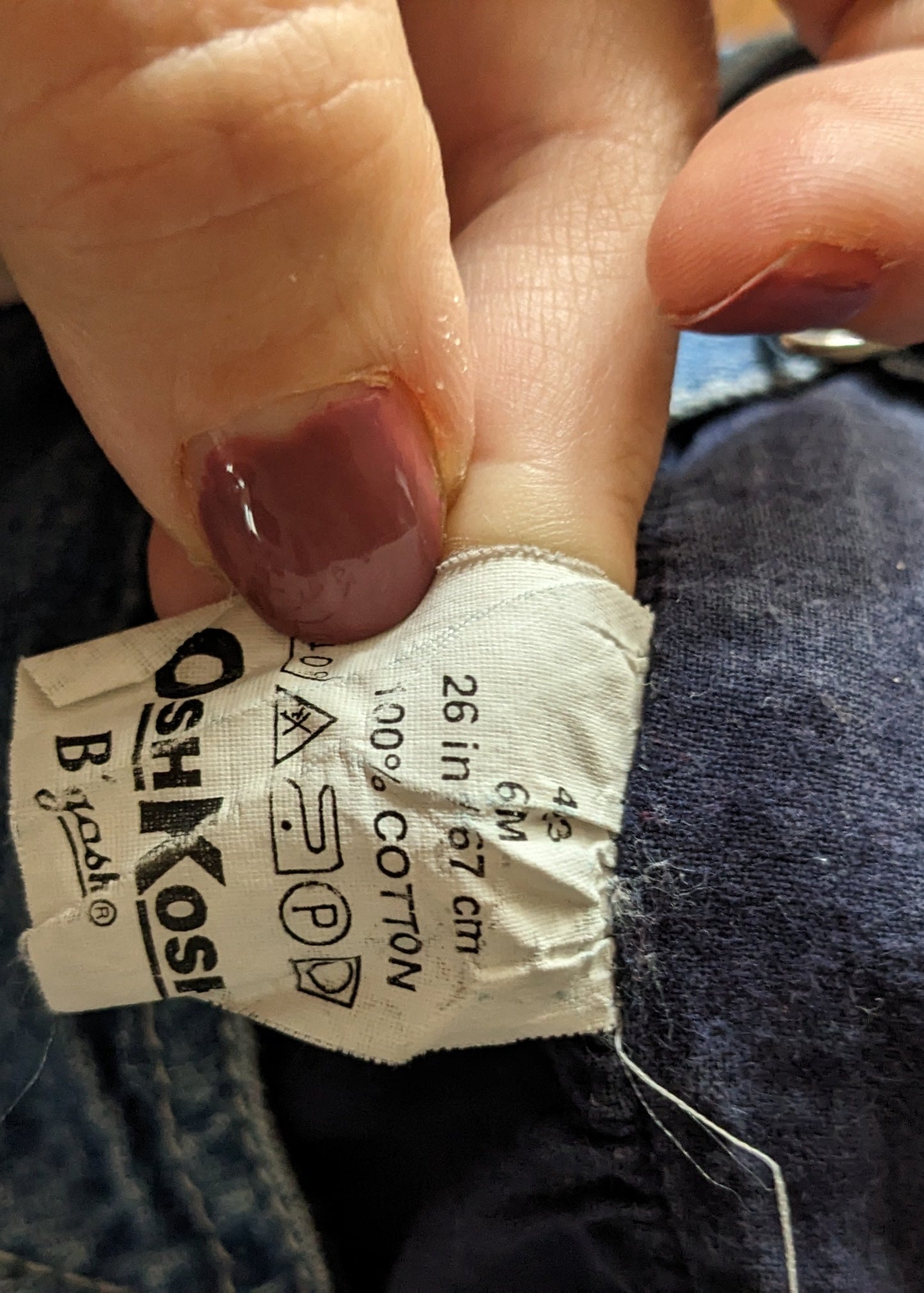 OshKosh b'Gosh Vintage denim bubble overall