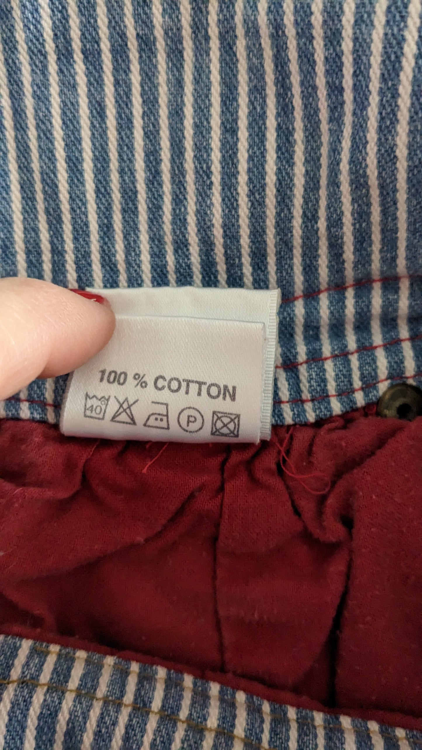 OshKosh b'Gosh vintage denim and corduroy baby overall