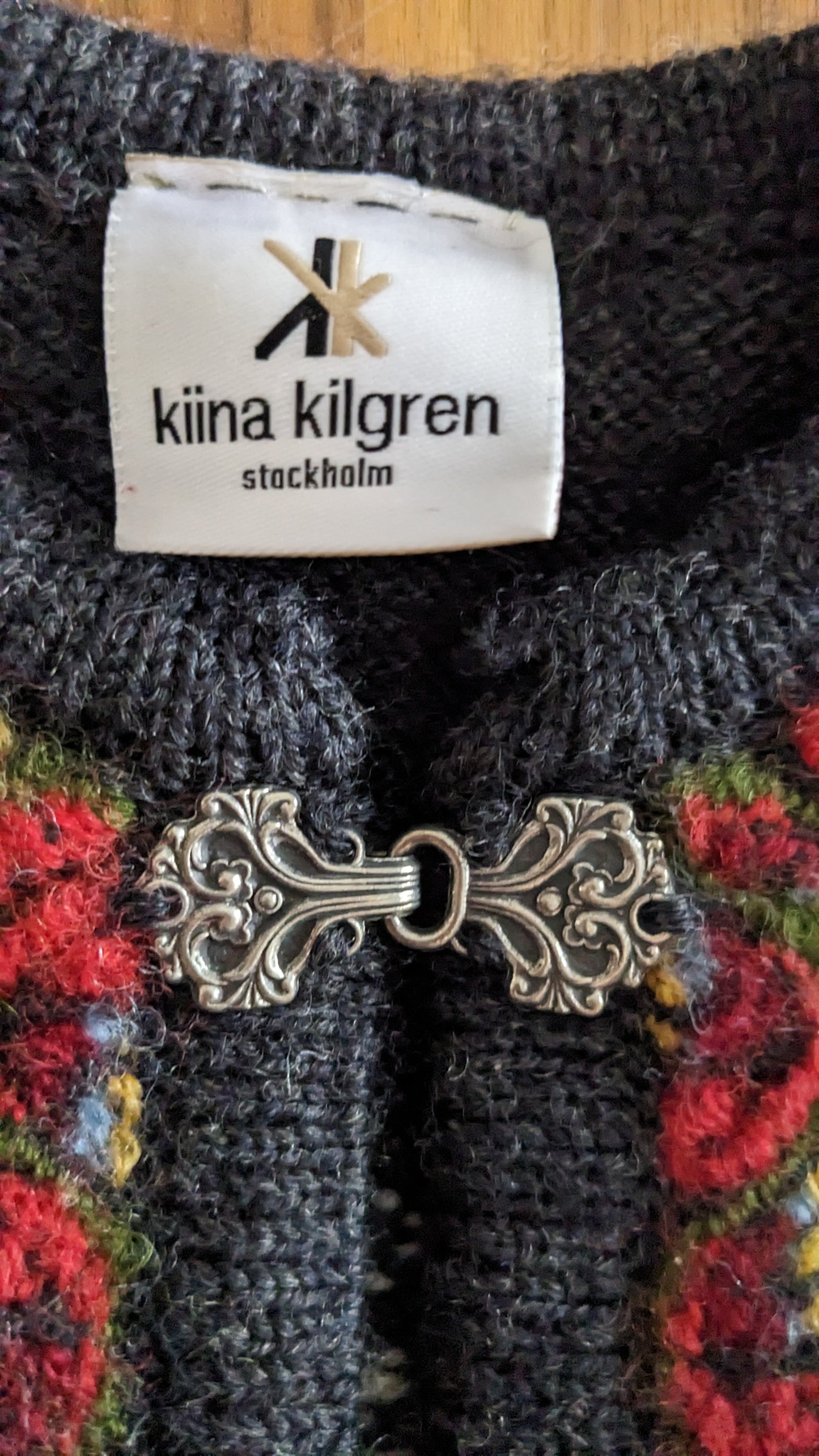 Nordic knitwear cardigan vintage