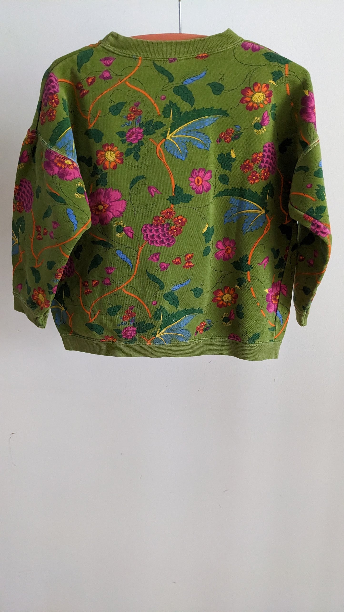 Oilily chintz print green sweathirt