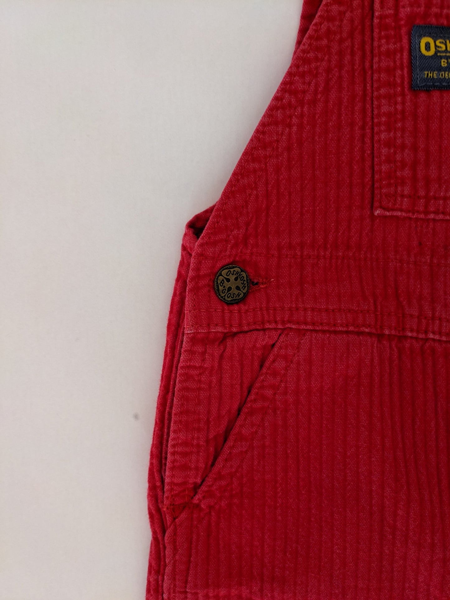 Oshkosh b'Gosh Red Vintage Overall 18 months