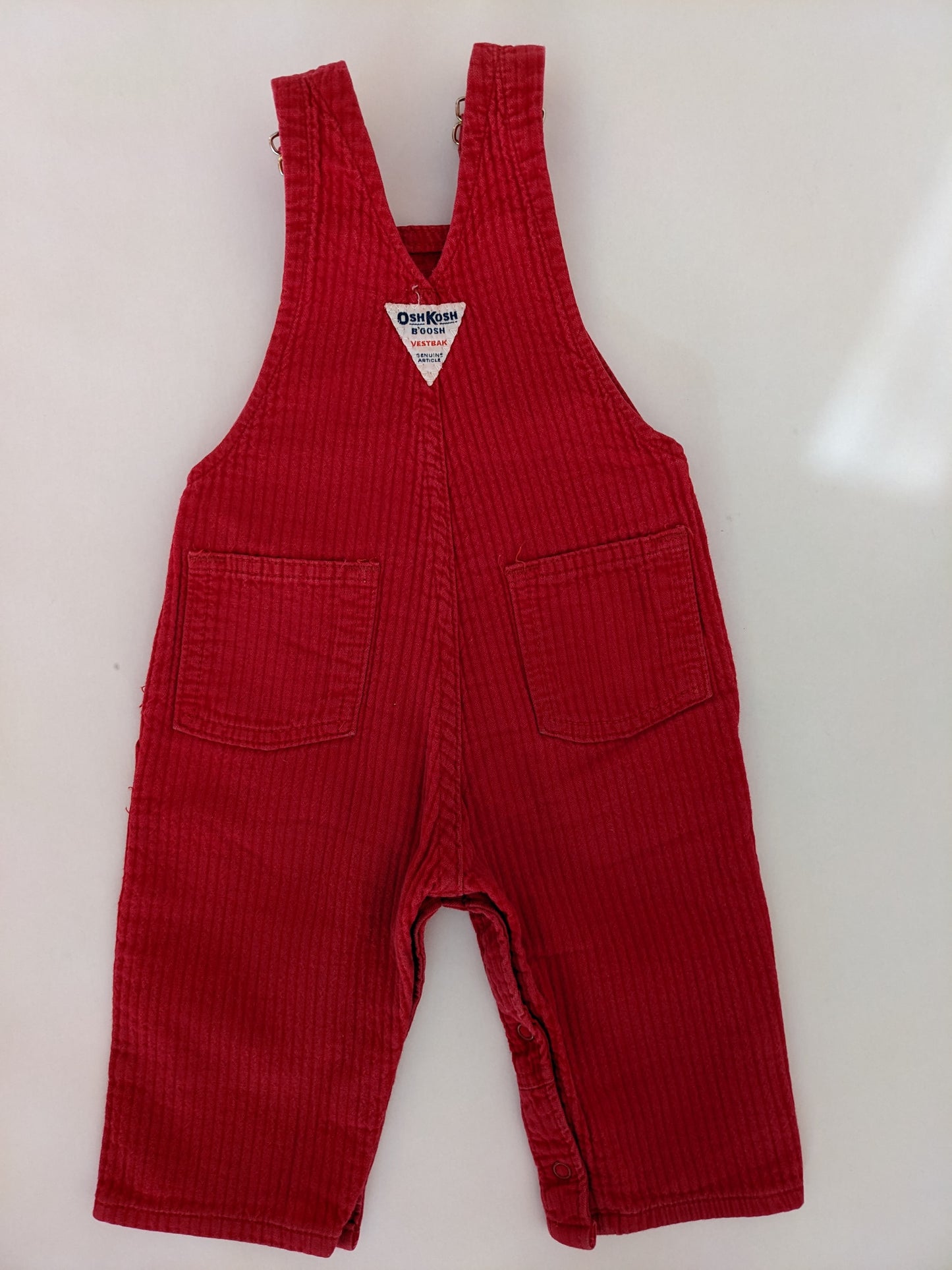 Oshkosh b'Gosh Red Vintage Overall 18 months