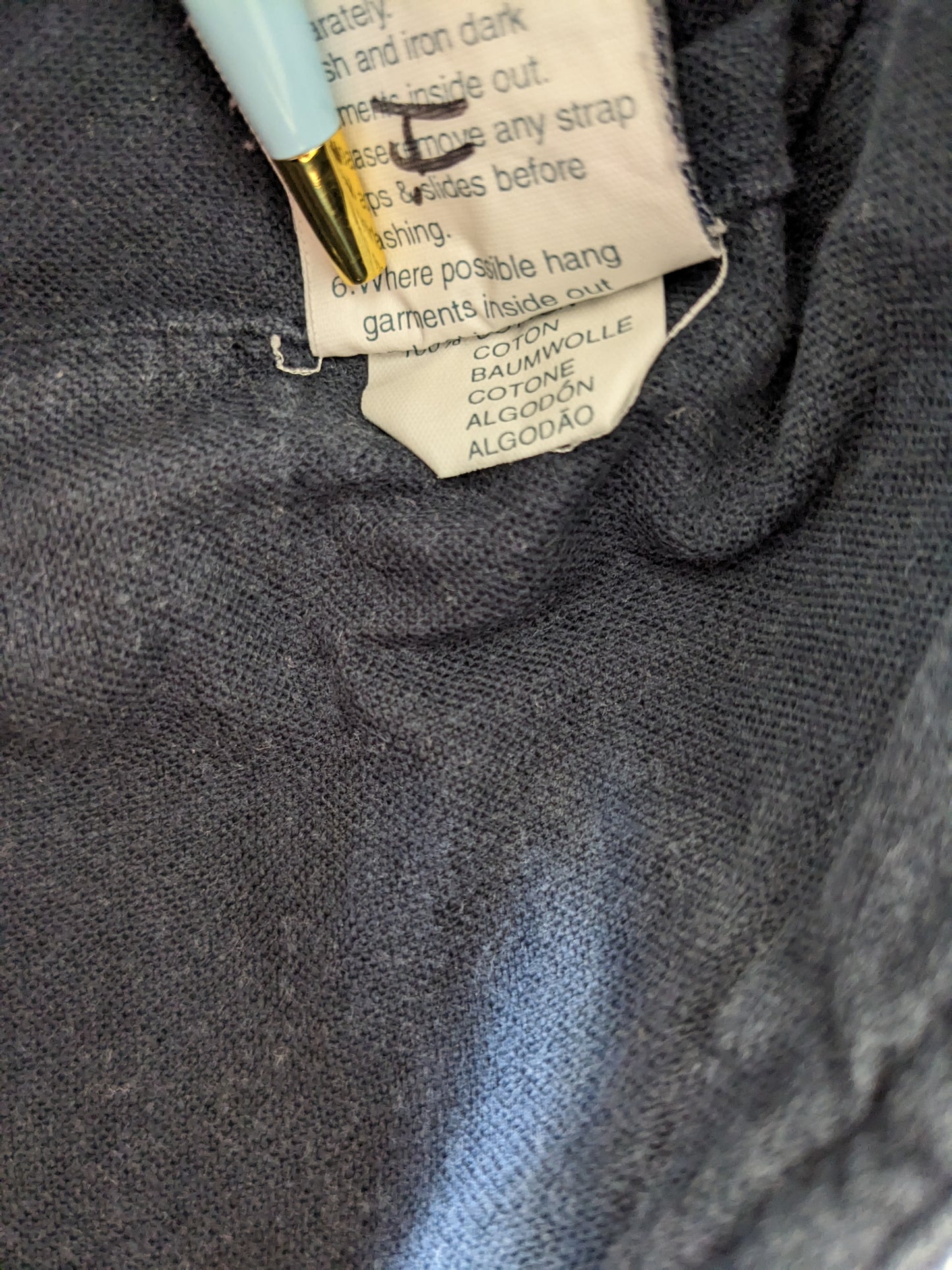 Oshkosh b'Gosh Blue Velvet Flower Vintage Overall 9/12