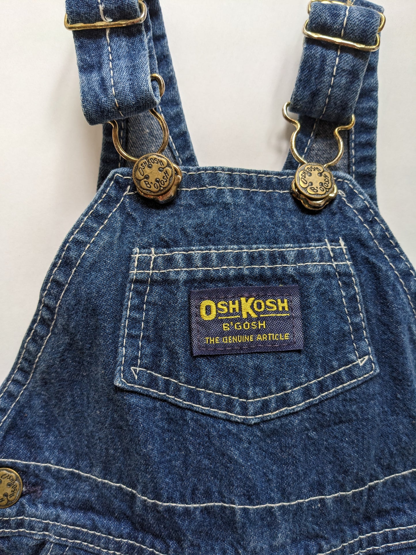 OshKosh b'Gosh denim overall dark wash USA