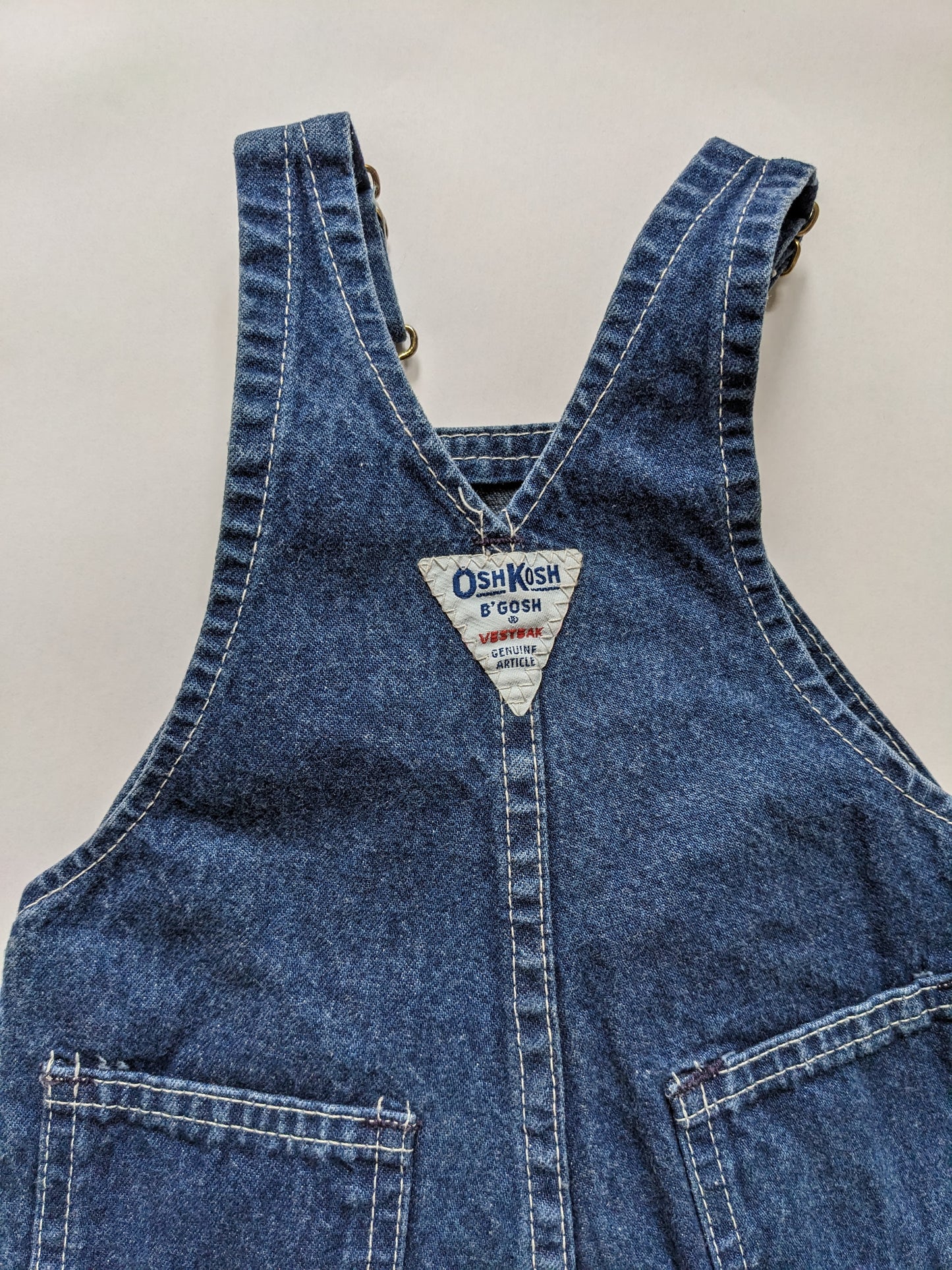 OshKosh b'Gosh denim overall dark wash USA