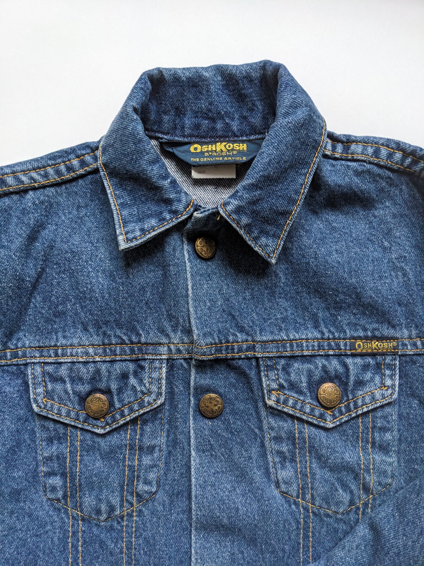 OshKosh b'Gosh denim dark blue vintage denim jacket