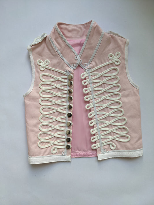 Handmade pink circus vest