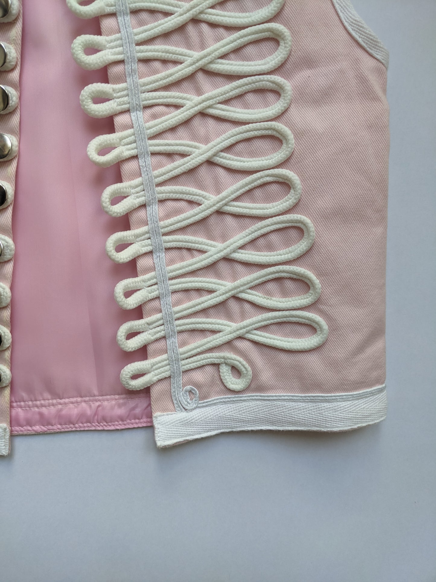 Handmade pink circus vest
