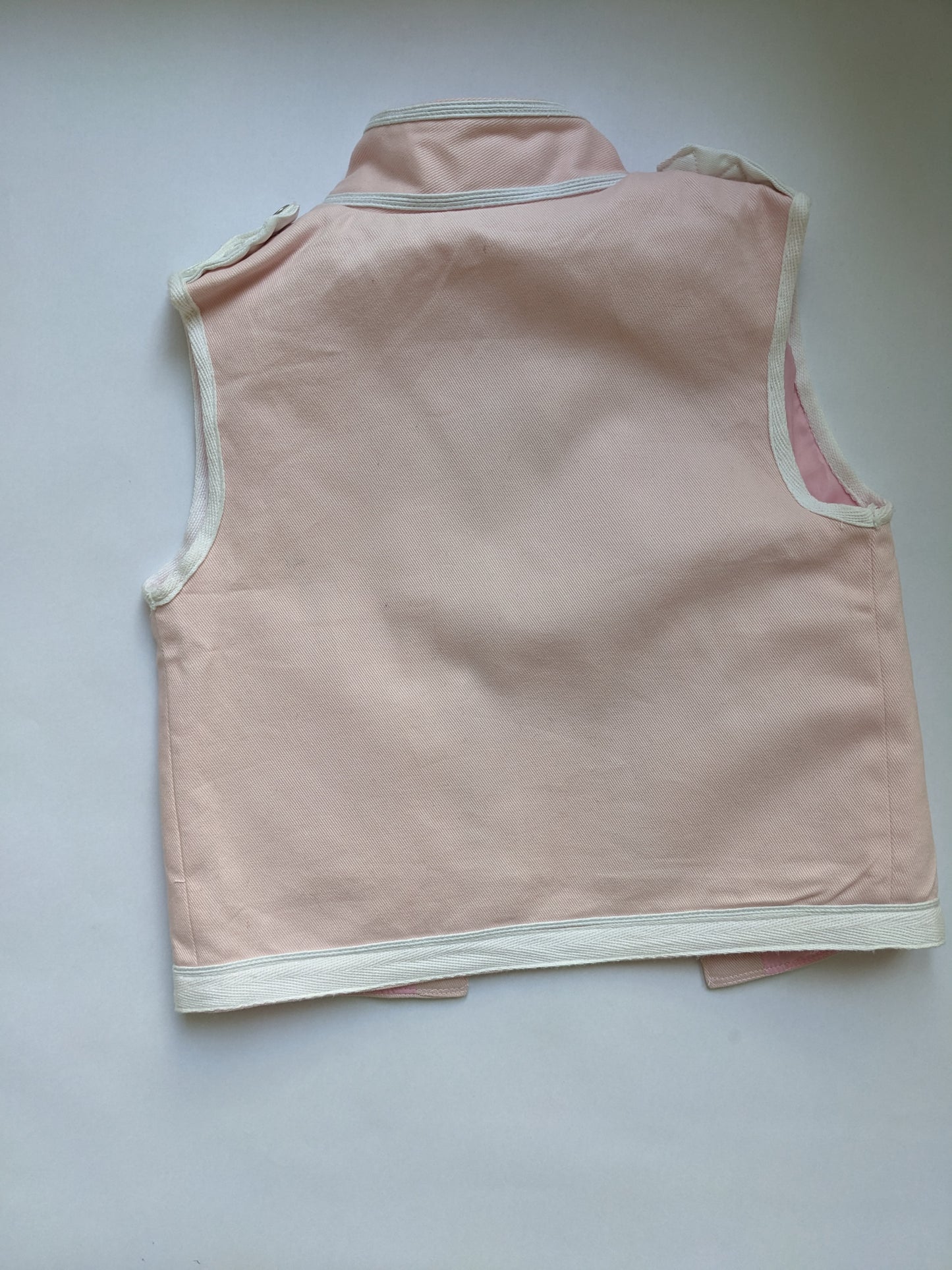 Handmade pink circus vest