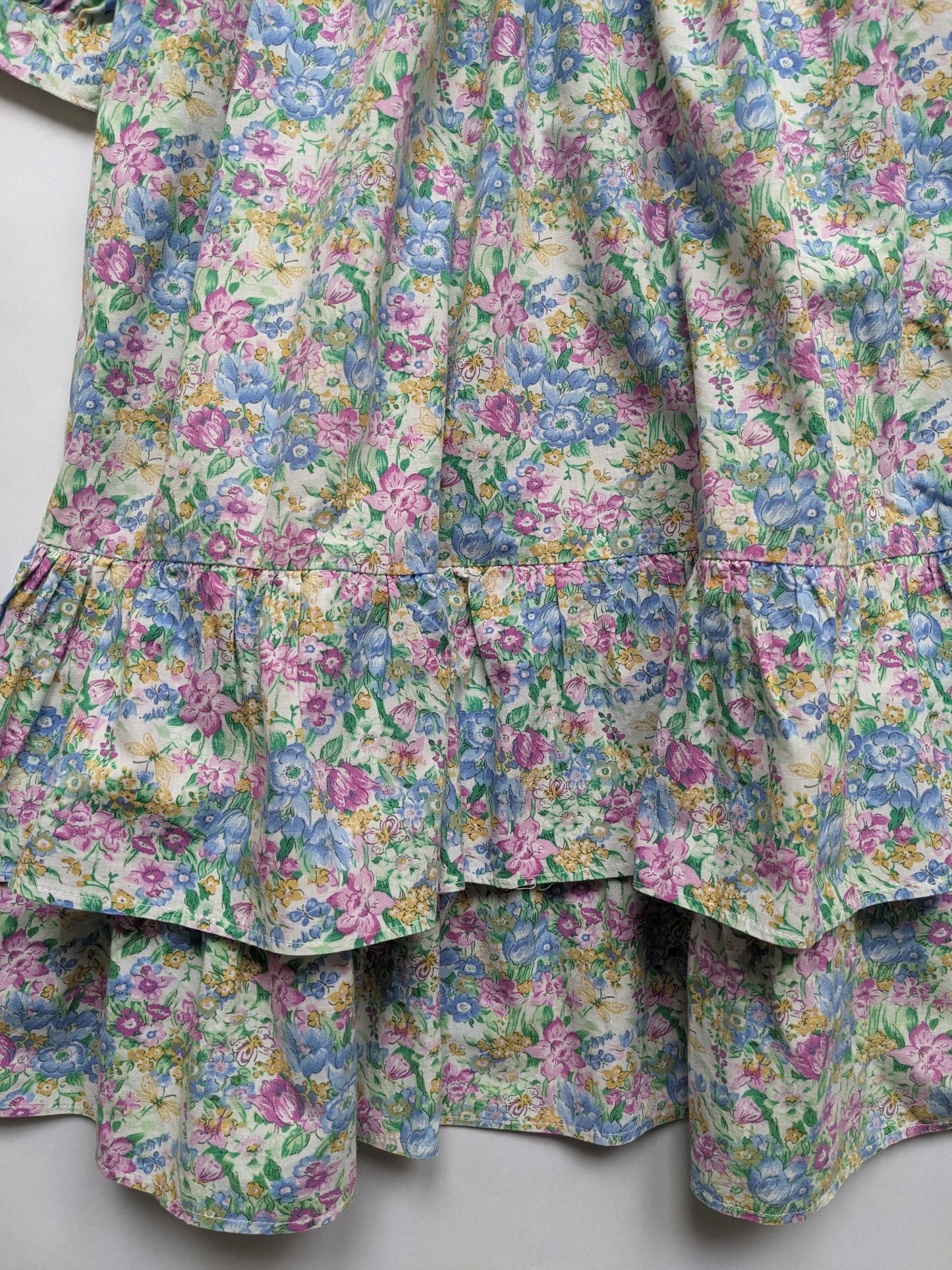 Prairie flowers big collared wide dress
