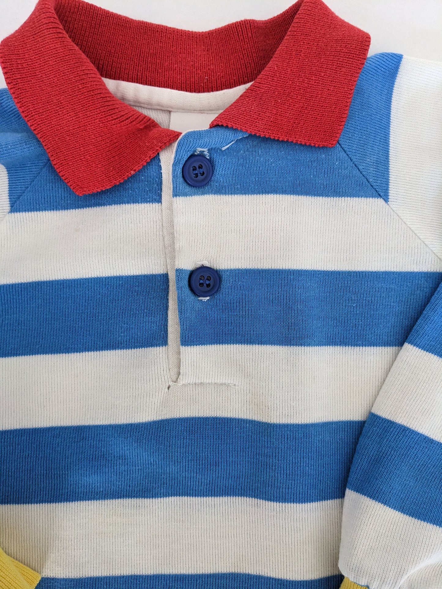 OshKosh b'Gosh vintage color block long sleeves polo