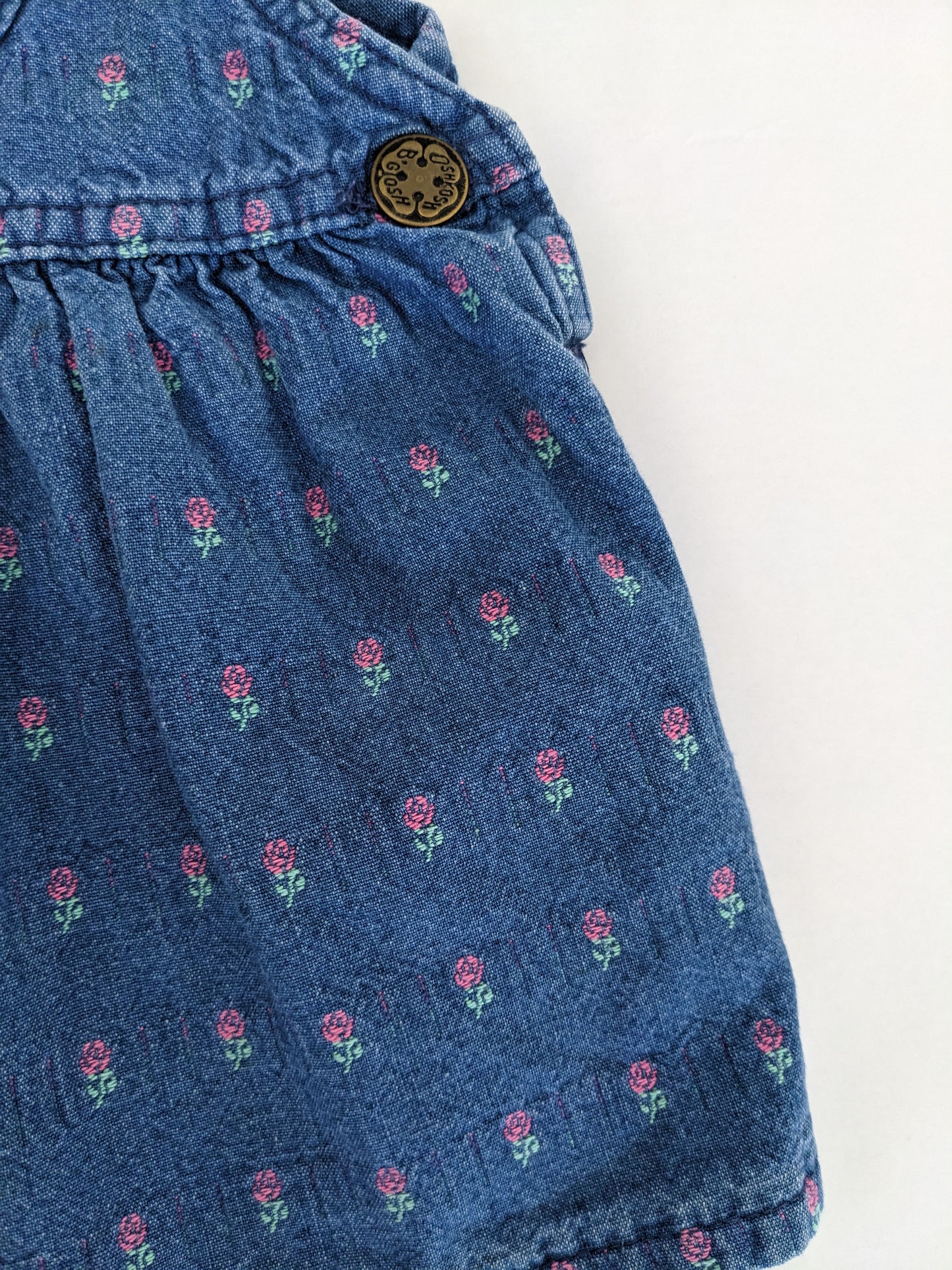 OshKosh b'Gosh vintage denim flower skirtall