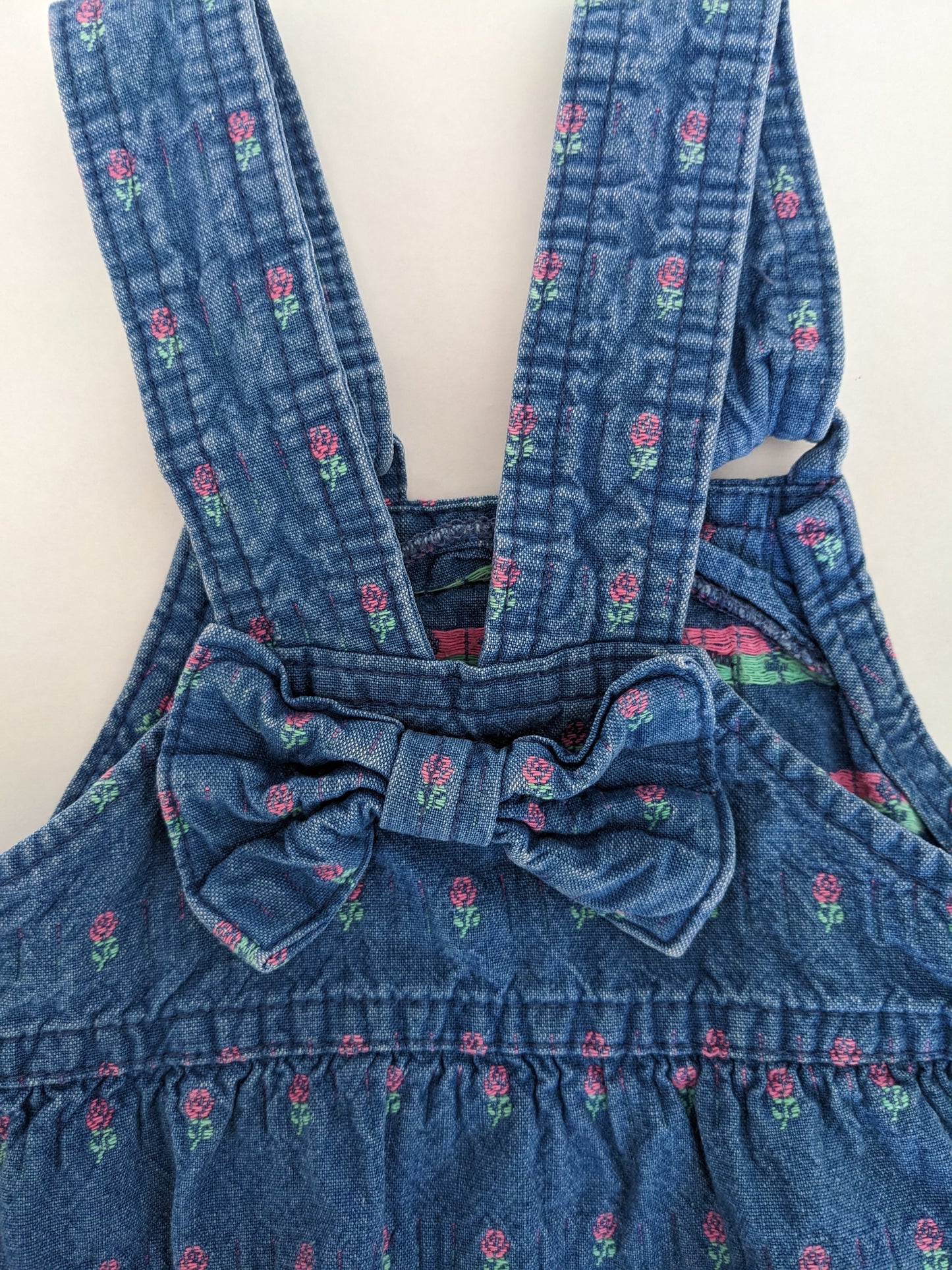 OshKosh b'Gosh vintage denim flower skirtall