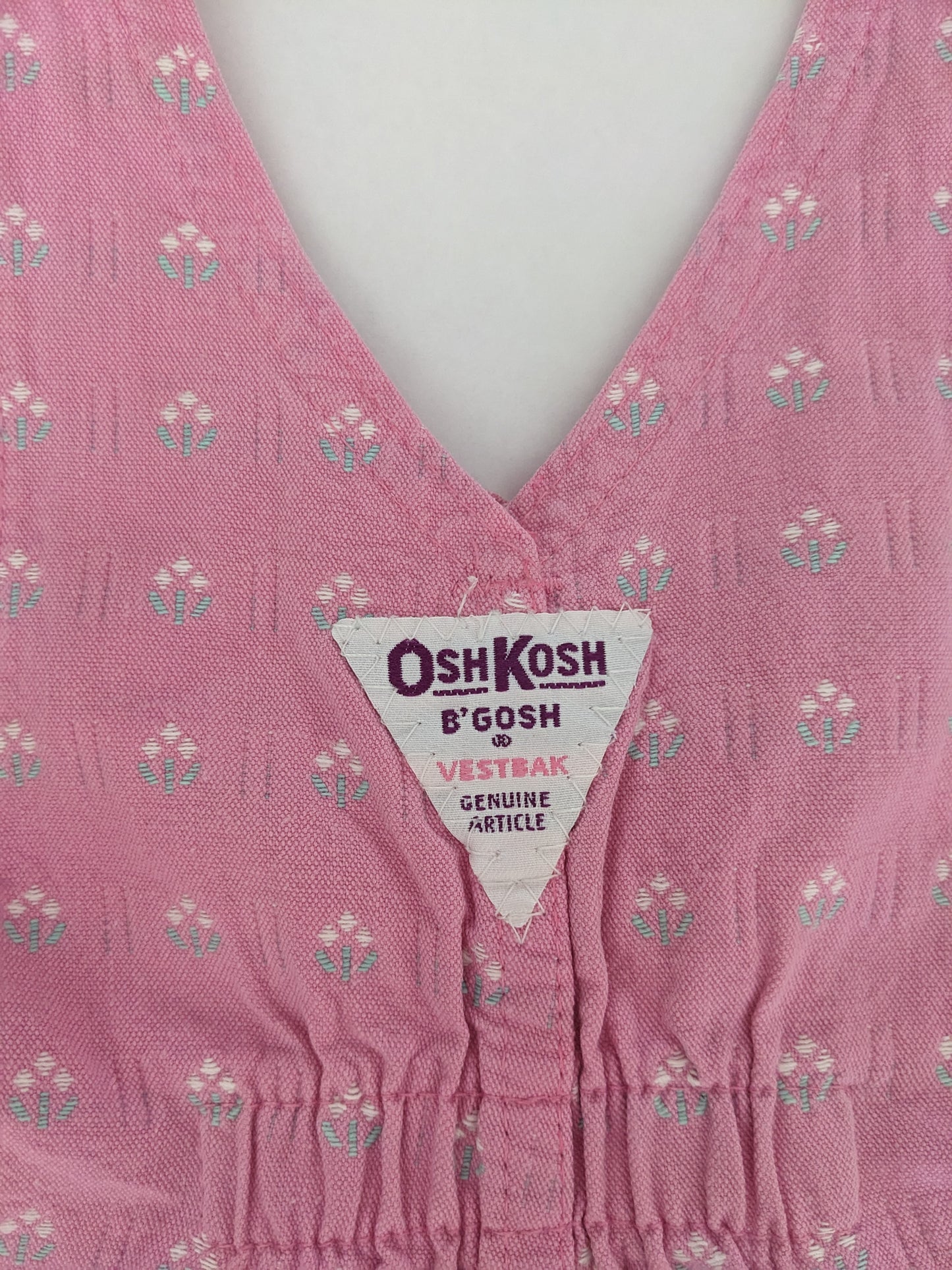 OshKosh b'Gosh vintage pink flower skirtall