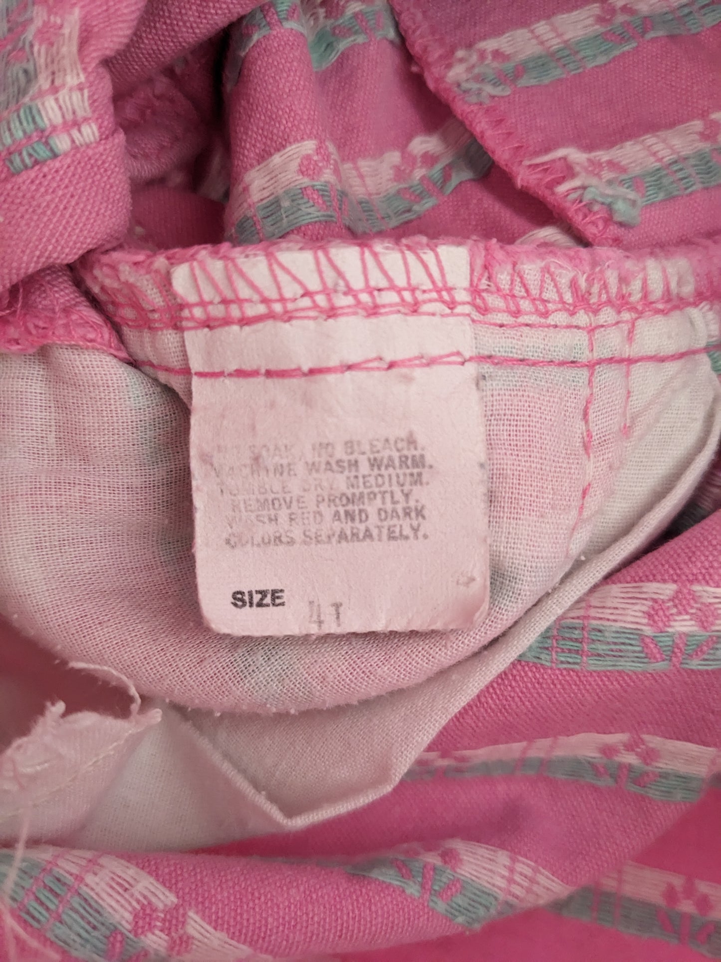OshKosh b'Gosh vintage pink flower skirtall