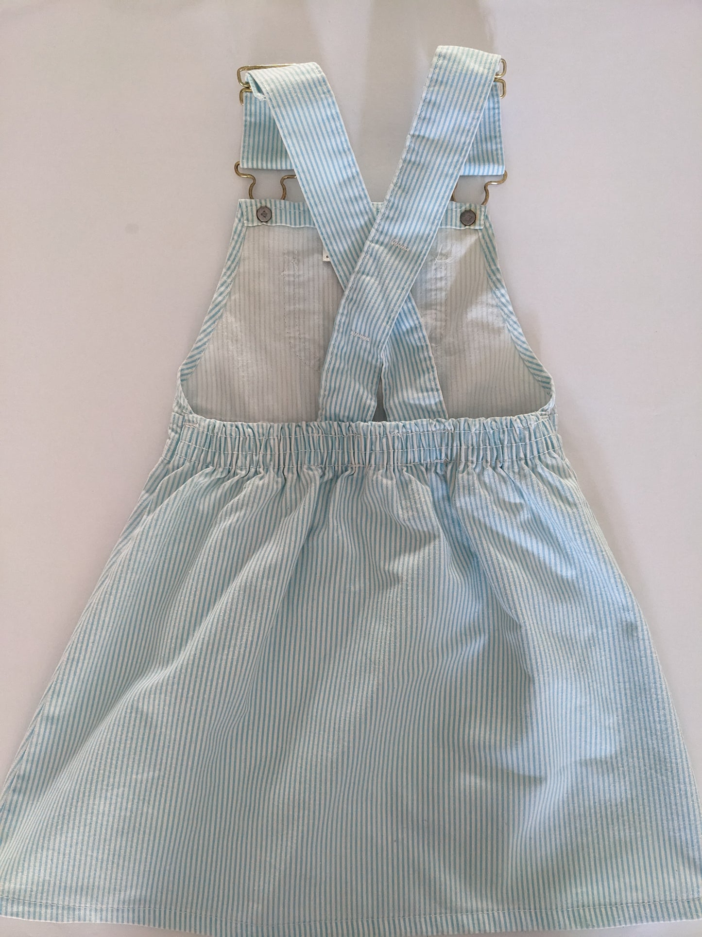 OshKosh b'Gosh vintage light blue striped skirtall