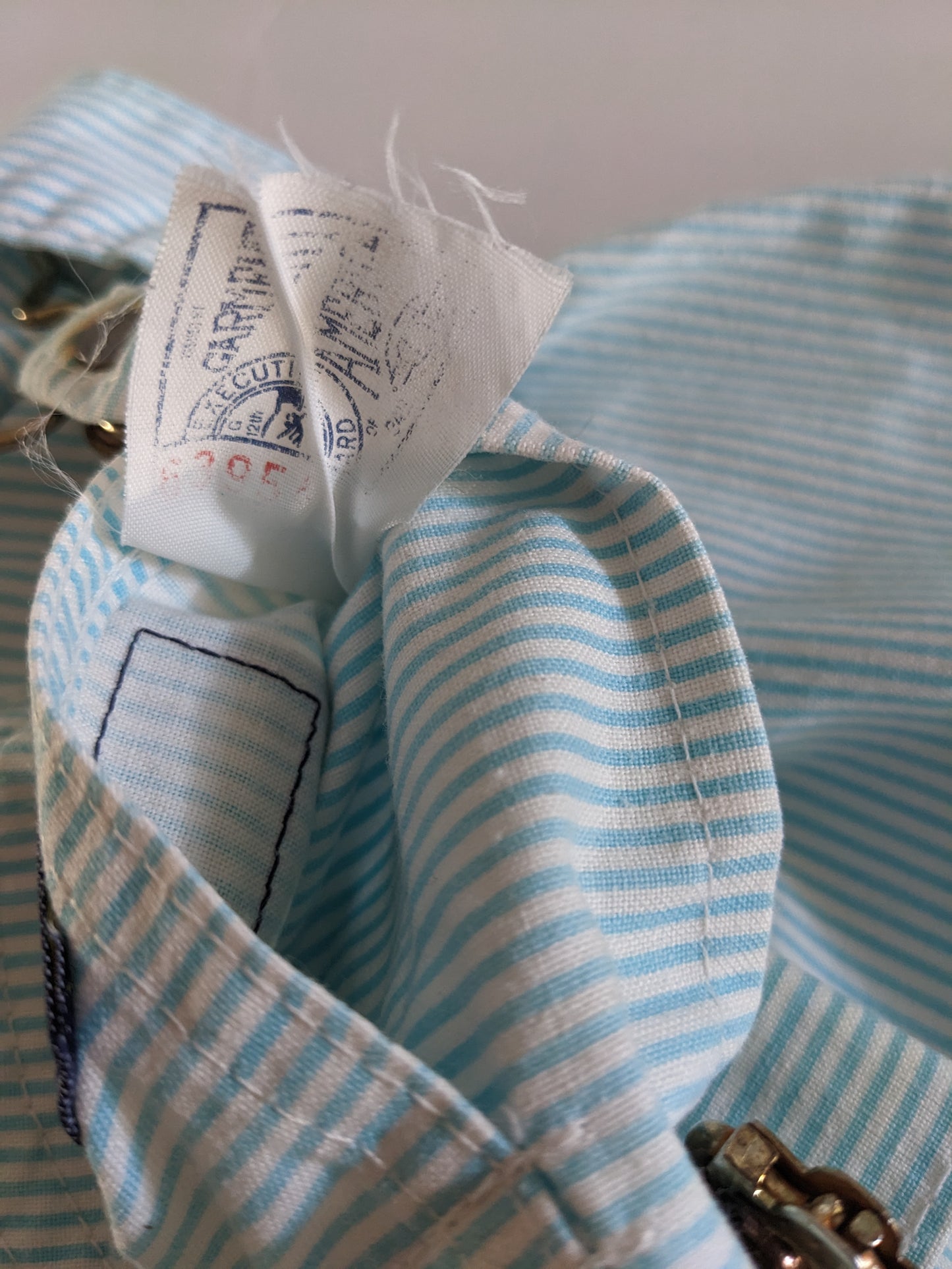 OshKosh b'Gosh vintage light blue striped skirtall