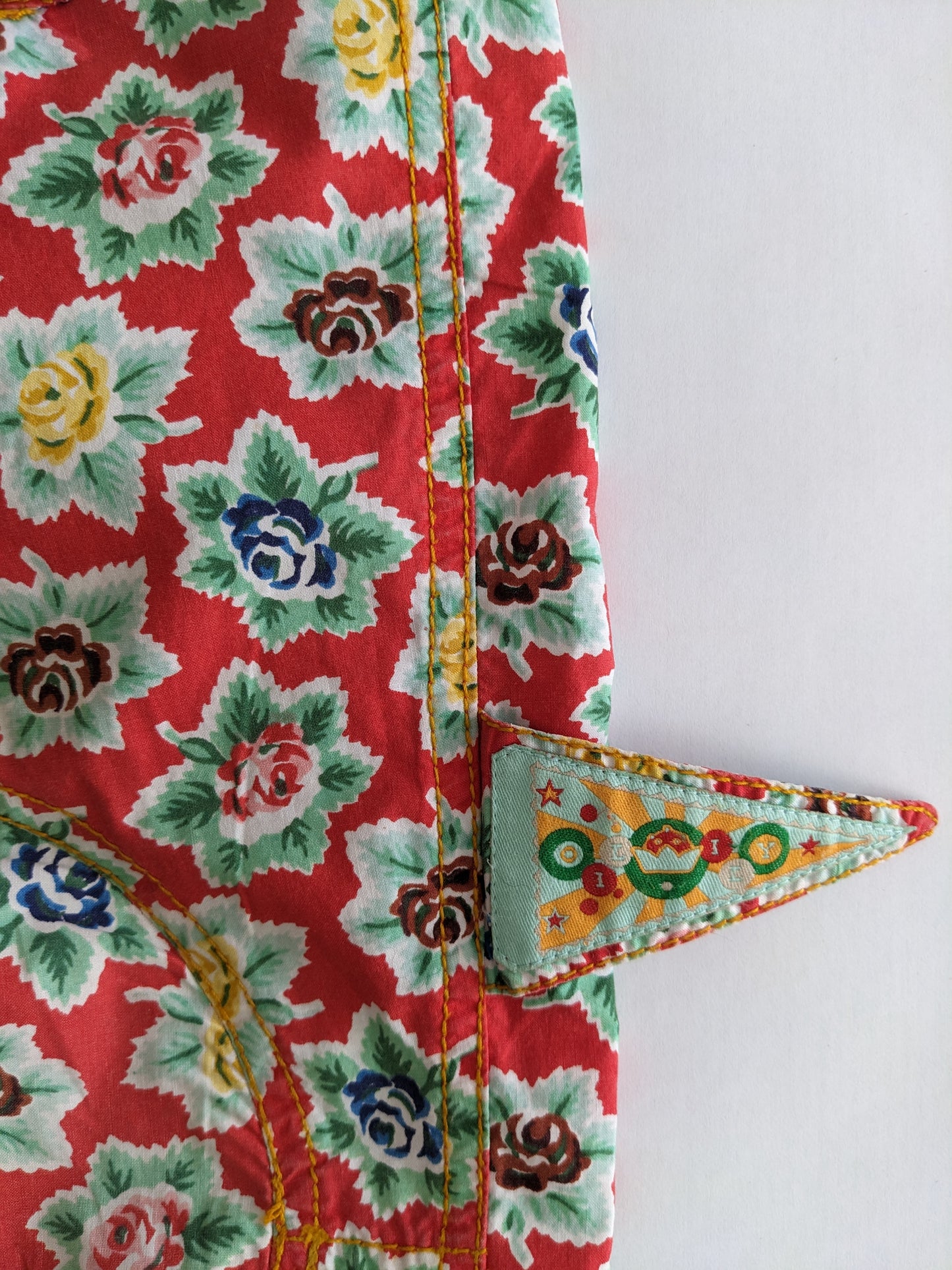 Oilily vintage rose overall with matching hat
