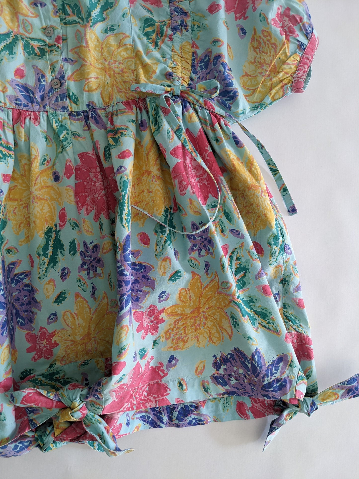 Oilily vintage flower dress with matching hat