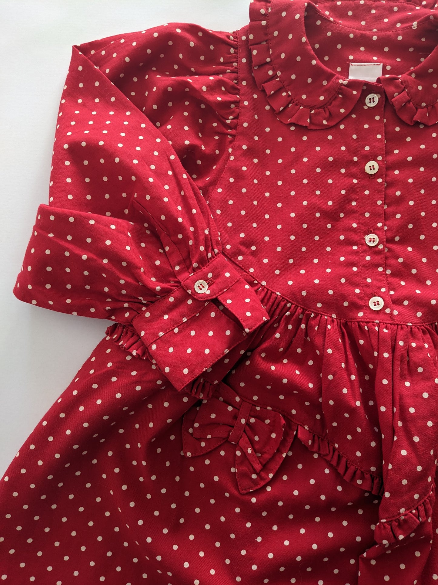 Oilily vintage polka dot dress with bows