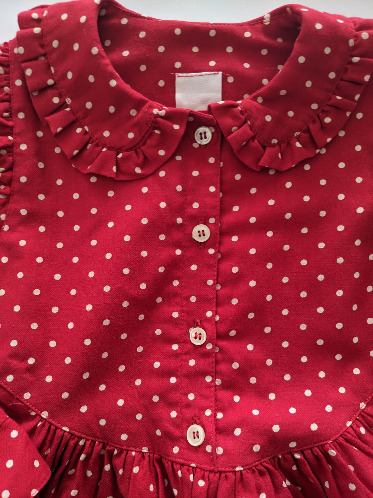Oilily vintage polka dot dress with bows