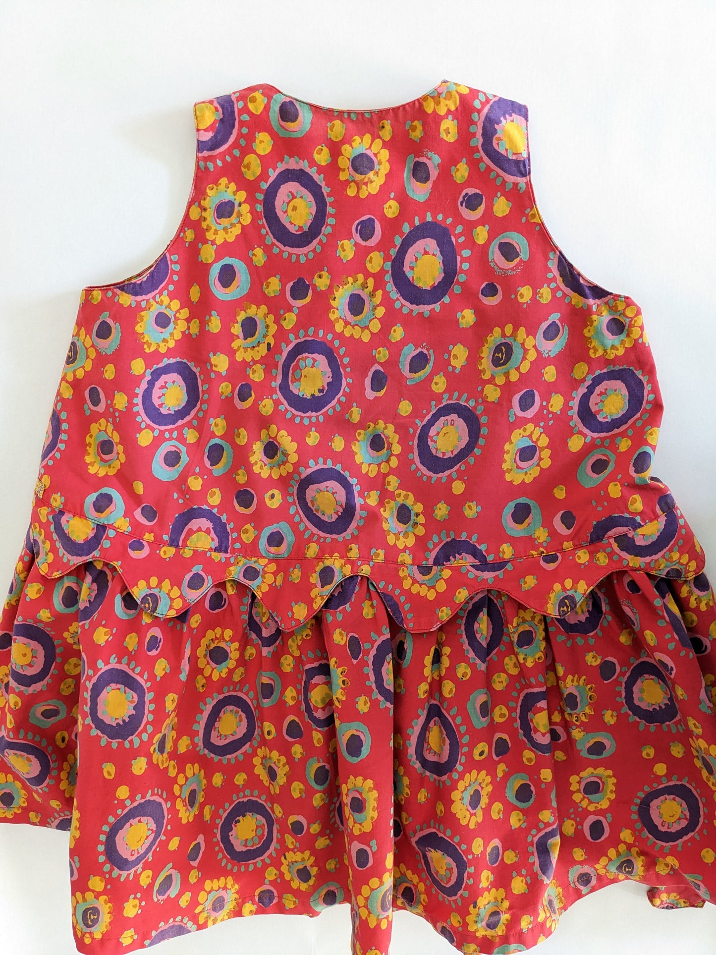 Oilily vintage abstract circle print trapeze shaped dress