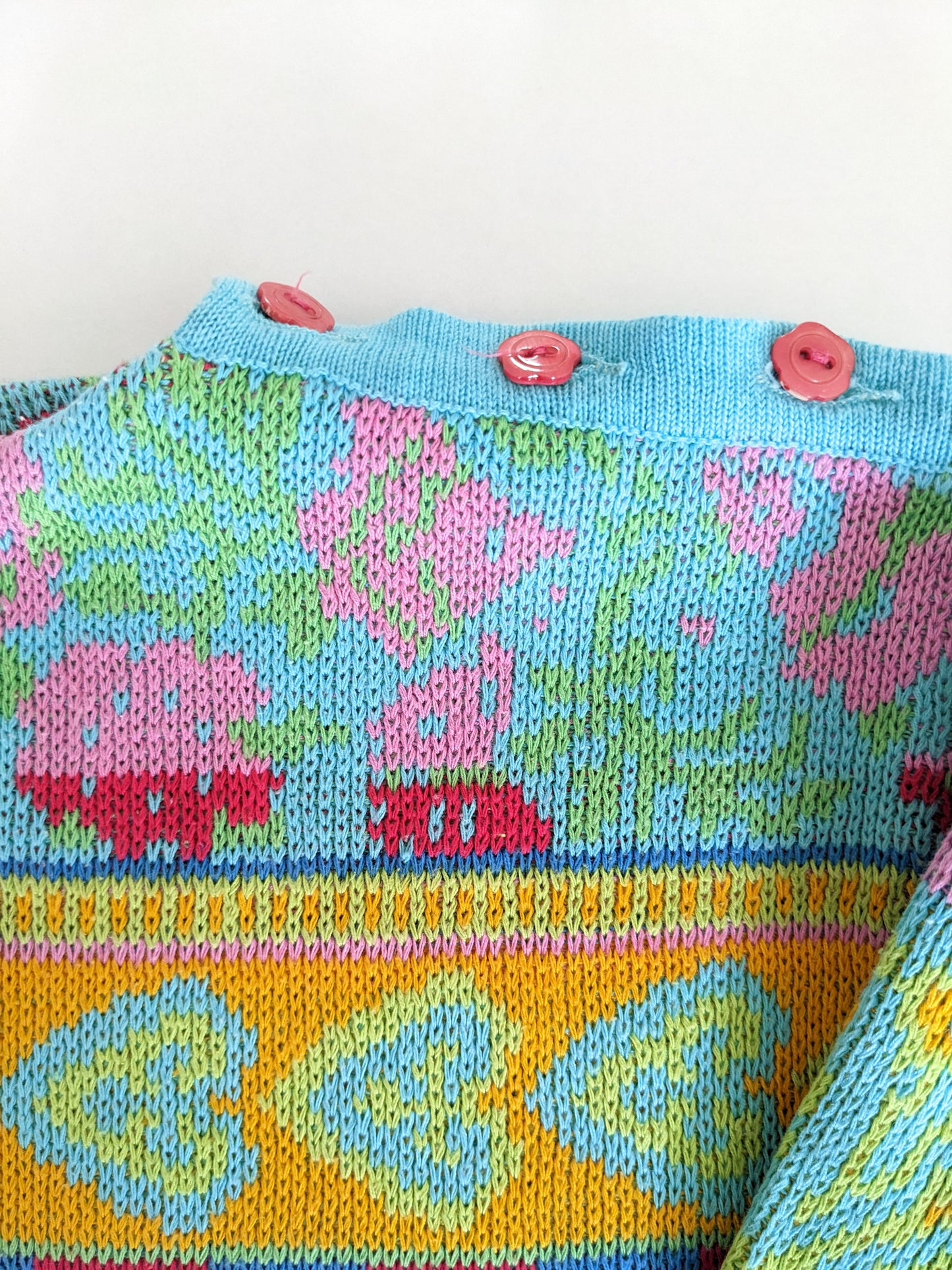 Oilily vintage colourful knit sweater
