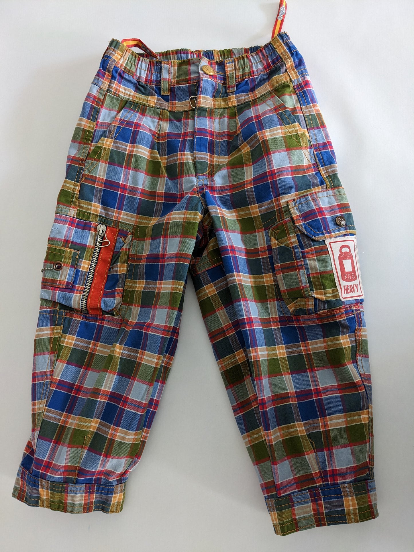 Oilily vintage rainbow check pants