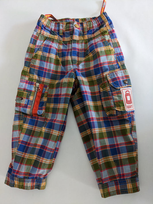 Oilily vintage rainbow check pants