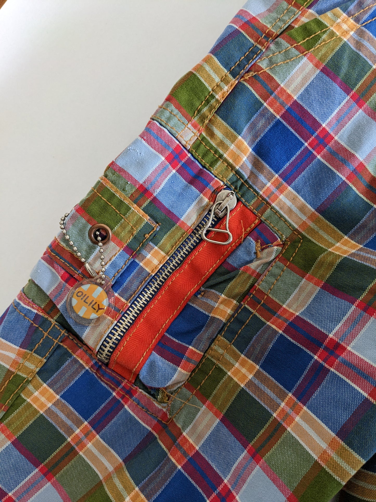 Oilily vintage rainbow check pants