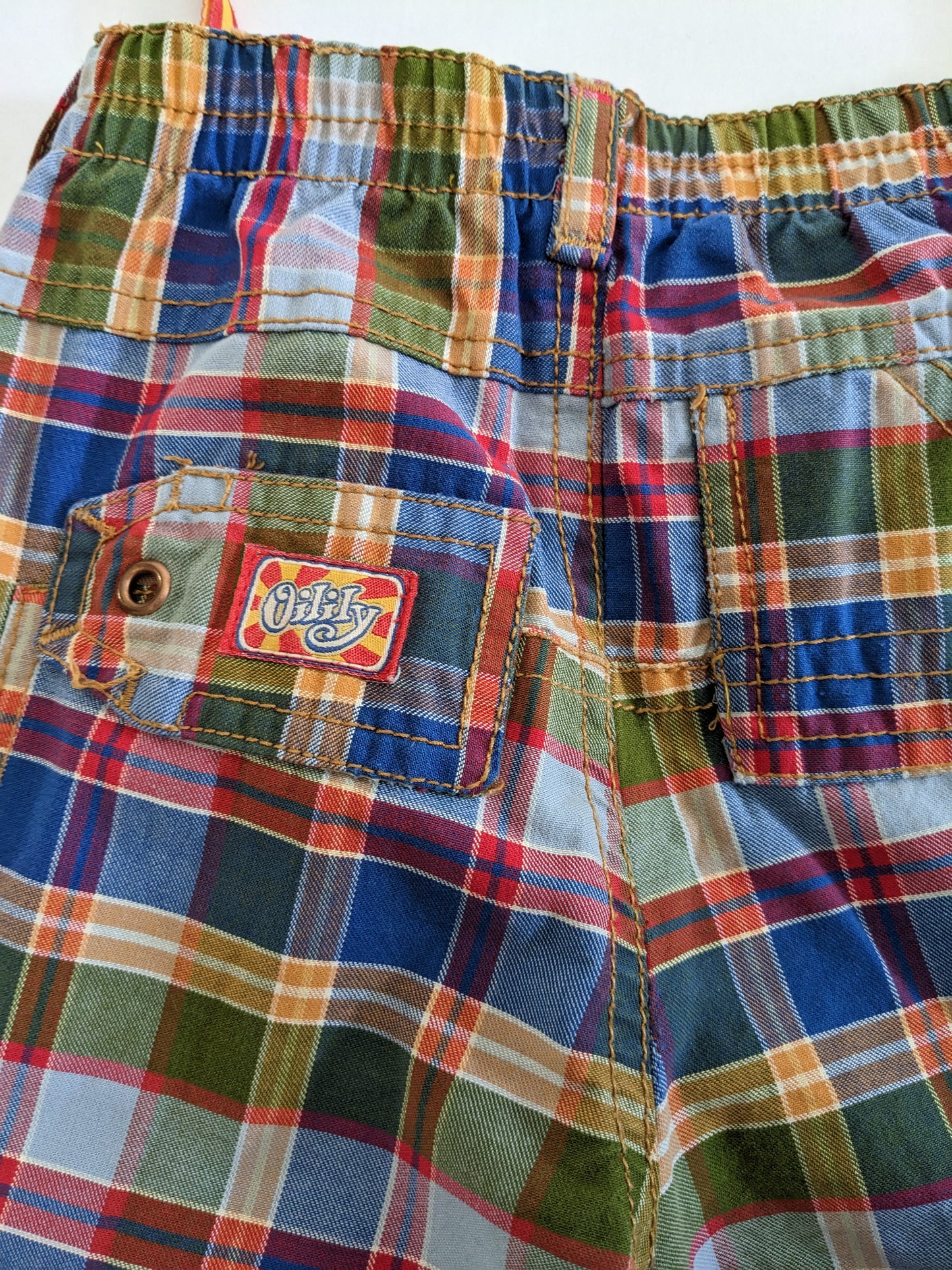 Oilily vintage rainbow check pants