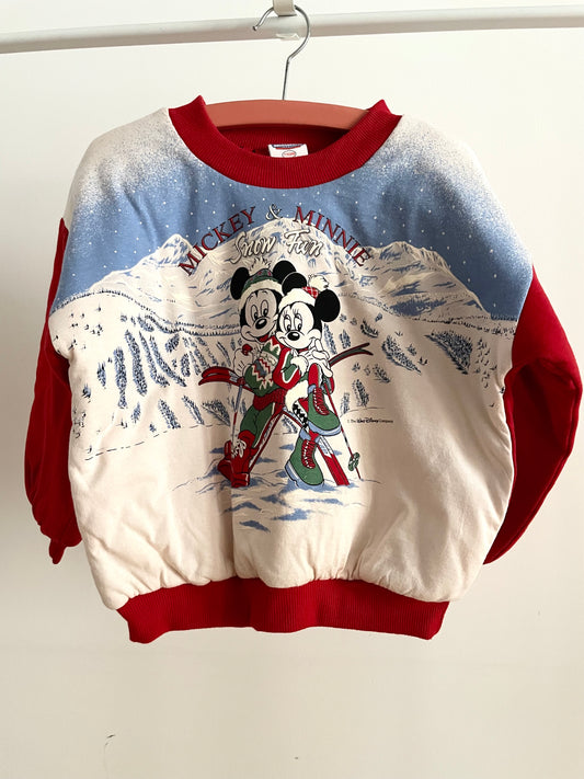 Mickey & Minnie Disney Winter Vintage Sweatshirt