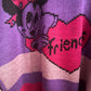 Baby Minnie "Friends" Vintage Purple Sweater