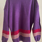 Baby Minnie "Friends" Vintage Purple Sweater